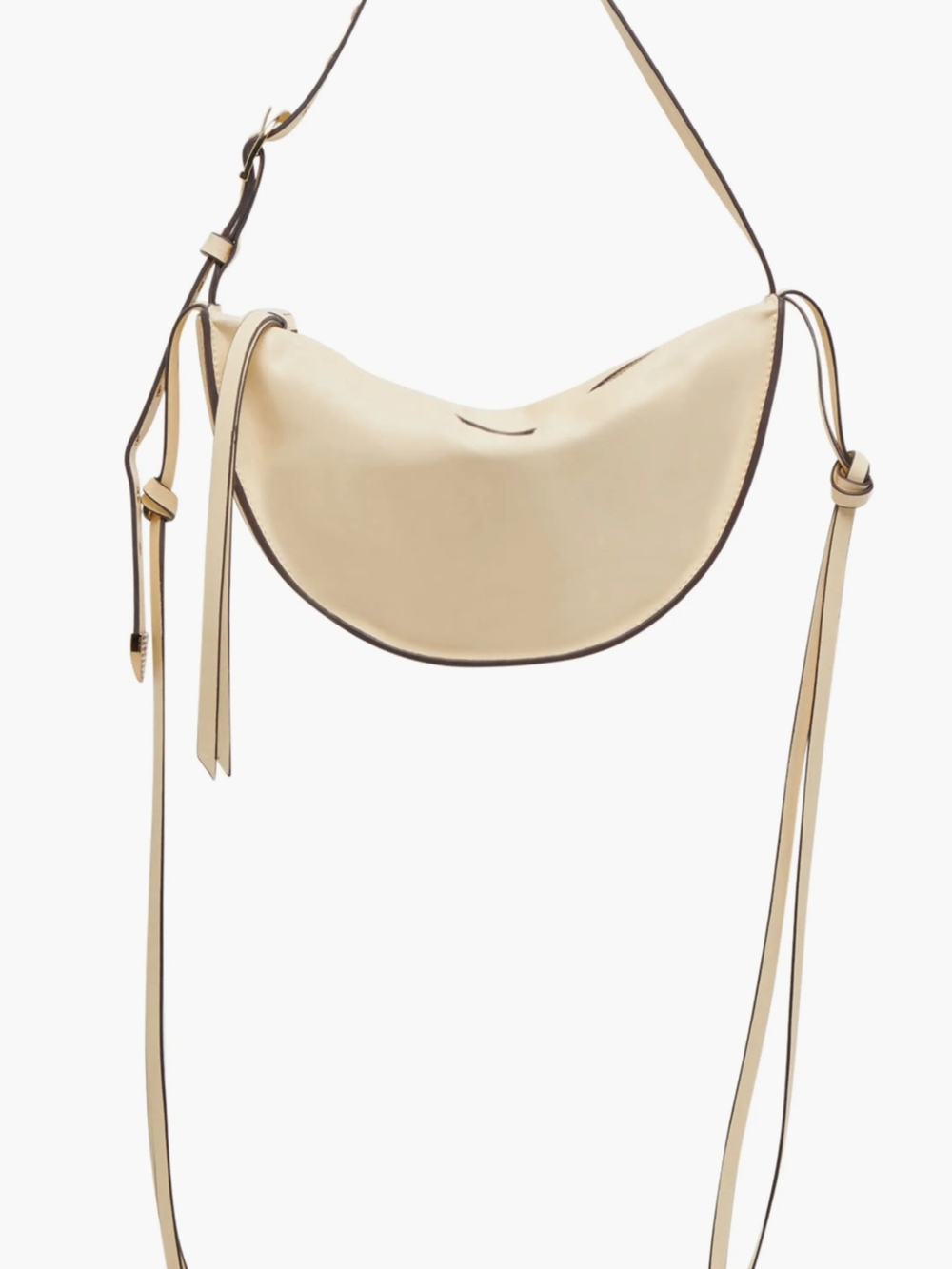 Dolce Vita Verona Crescent Shoulder Bag - Butter Leather